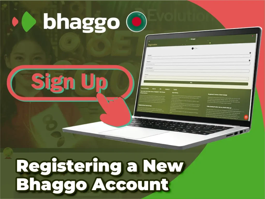 একটি নতুন Bhaggo অ্যাকাউন্ট নিবন্ধন করা